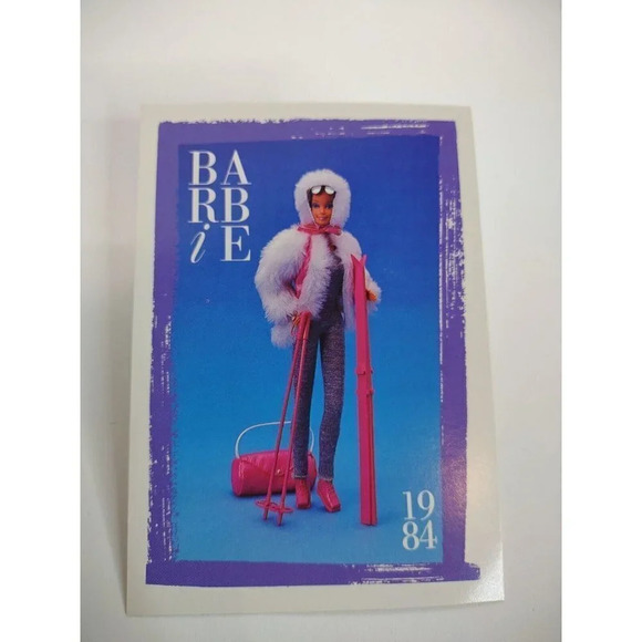 Mattel Other - 1984 SKI PARTY BARBIE 1990 First Edition Barbie Doll Trading Card